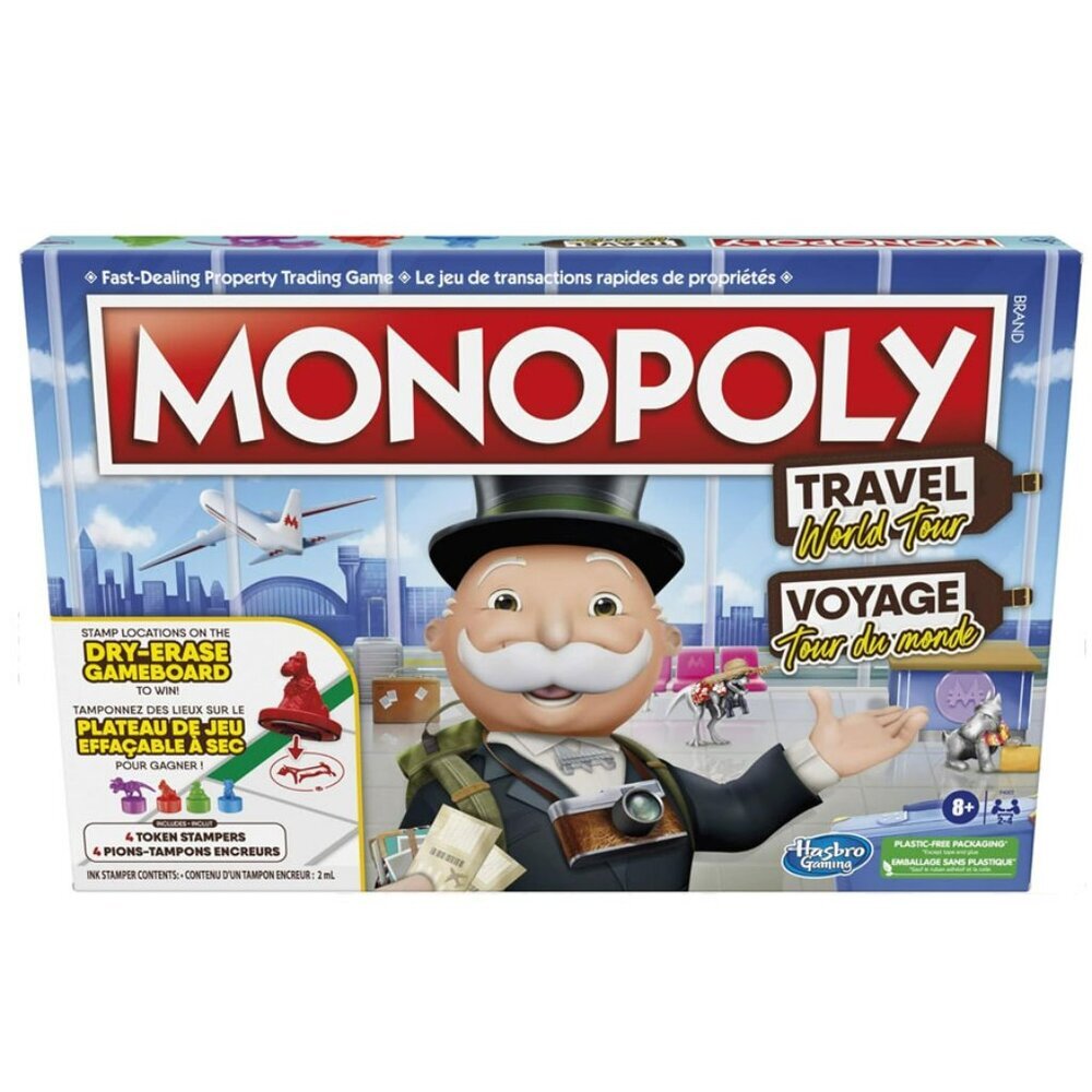 Monopoly Travel World Tour Monopoly Board Game - Brand new!